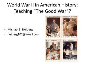 World War II in American History: Still the Good War?