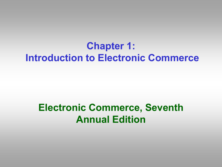 literature review of electronic commerce