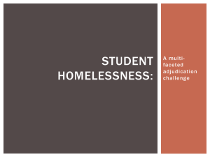 Student Homelessness: A multi-faceted adjudication challenge