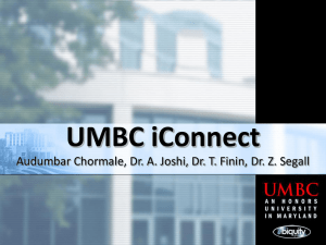 iConnect Business Case - UMBC ebiquity research group