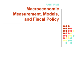 Chapter 12: Introduction to GDP, Growth, and Instability