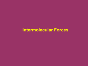 Intermolecular forces 2