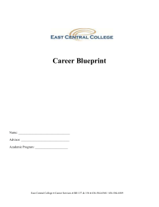 Career Blueprint - East Central College