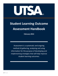 UTSA Assessment Handbook