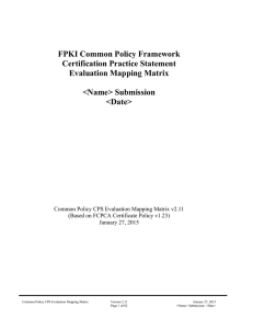 common policy - IDManagement.gov