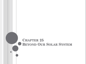 Chapter 25 Beyond Our Solar System