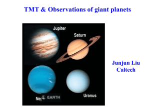 TMT & Giant Planet Observations in Our Solar System and Beyond