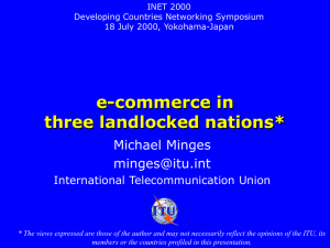 e-commerce in three landlocked nations