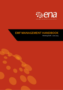 Draft ENA EMF Handbook - Energy Networks Association