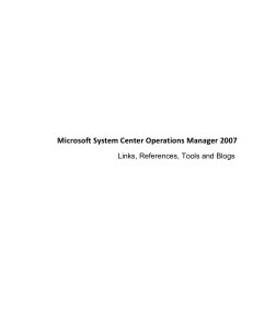 System Center Operations Manager 2007