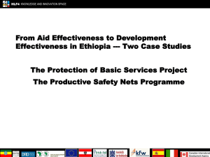 Two case studies - Africa Platform for Development Effectiveness