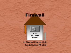Firewall - Teknik Elektro UGM