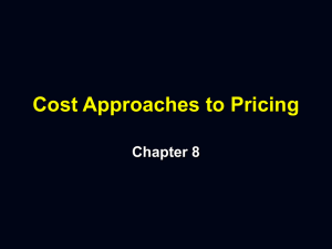 Basic Cost Concepts