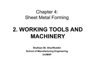 Chapter 4: Sheet Metal Forming