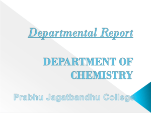 Department of chemistry - Prabhu Jagatbandhu College
