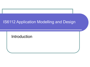 IS6112 Application Modelling and Design