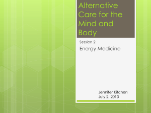 Alternative Care for the Mind and Body- 2