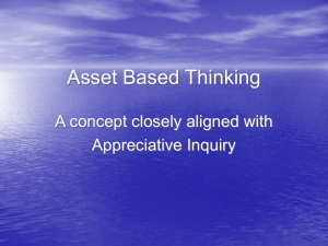 Asset Based Thinking