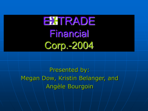 E*TRADE Financial, Corp.-2004