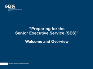 Preparing for the Senior Executive Service (SES)