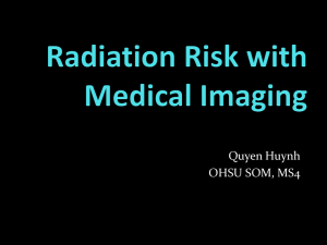 Radiation Risk with Medical Imaging