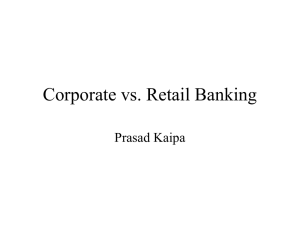 Corporate vs. Retail Banking