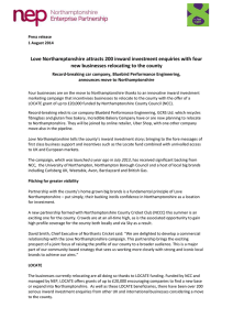 Press release - Northamptonshire Enterprise Partnership