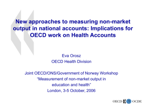 Proposals for future work on health data and indictors at OECD