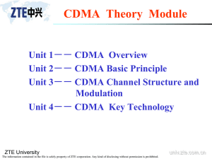 cdma overview and principle