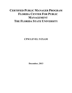 123 COMP NOW - Florida Center for Public Management
