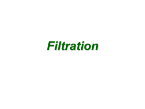 Filtration - UniMAP Portal