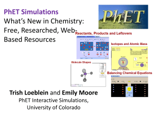 PhET Simulations - Colorado Association of Science Teachers