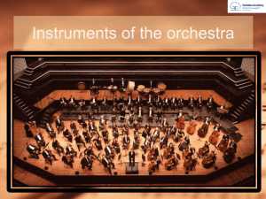 What is an orchestra?
