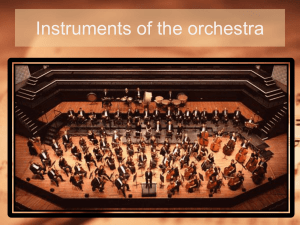 What is an orchestra?