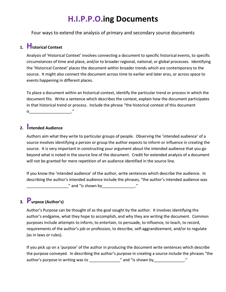 hippo-document-analysis-example-free-documents