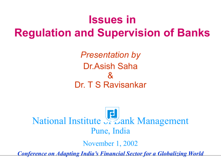 research on financial regulation
