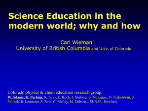 Science education in the modern world