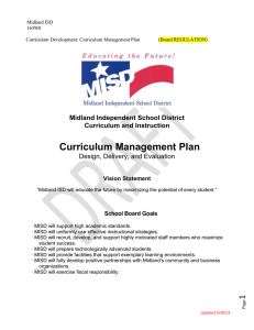 Core Curriculum - Midland Independent School District