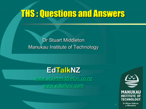 Stuart-Middleton-DVD-PPT - Manukau Institute of Technology