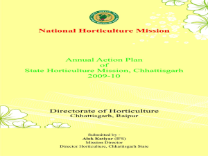 PROPOSAL FOR ANNUAL ACTION PLAN 2009-2010