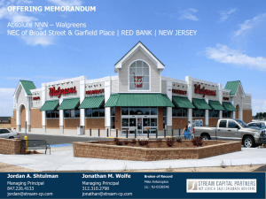 Walgreens NEC of Broad Street & Garfield Place | RED BANK