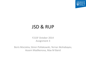 JSD&RUP