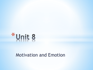 motivation and emotion2