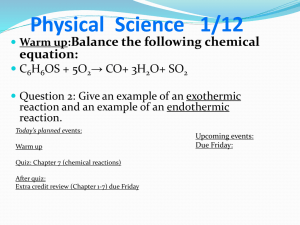 Physical Science 9/8 - Scio School District
