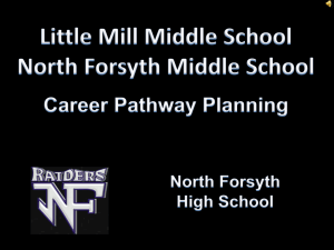 Career Pathways - Forsyth County Schools