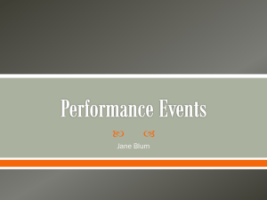 Performance Events