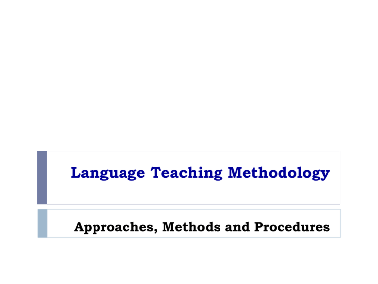 Language Teaching Methodology NymE