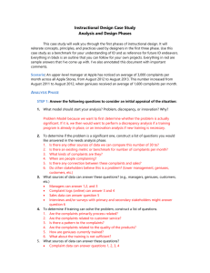 Annotated Instructional Design Case Study