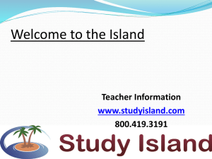 Study Island for Teachers (Generic Powerpoint)