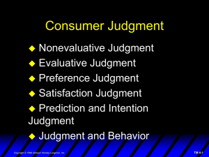The Scientific Study of Consumer Behavior